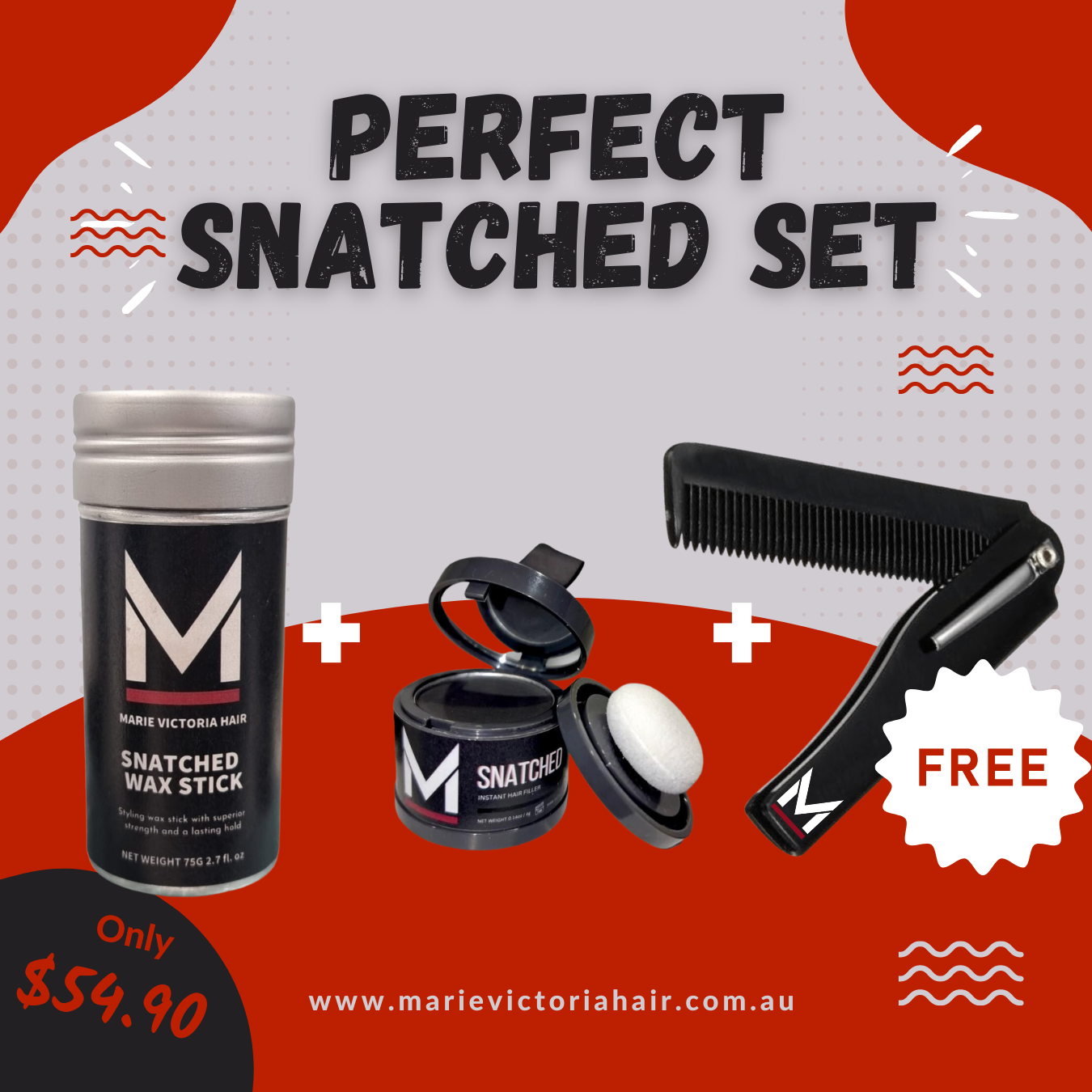 Perfect Bundle Snatched Set (Free Comb)